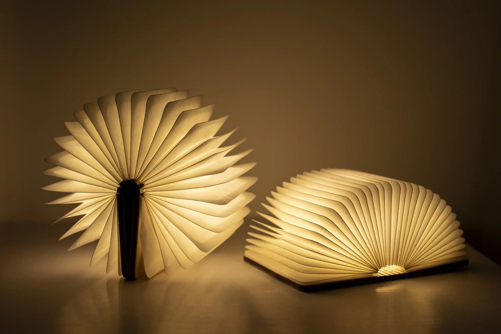 3D LED Foldable Book Lamp – 3 Color Modes