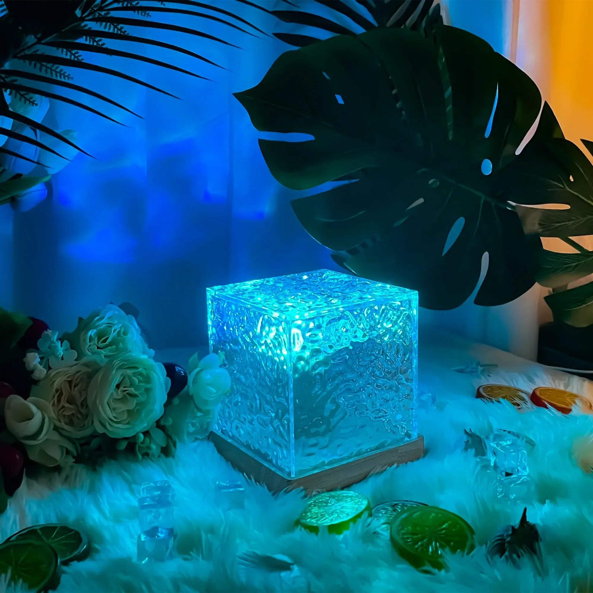 Ocean Wave Projector Lamp (16 Colors - Rechargeable)