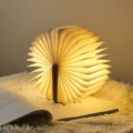 3D LED Foldable Book Lamp – 3 Color Modes