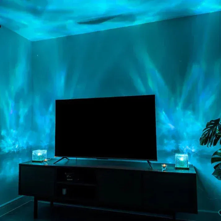 Ocean Wave Projector Lamp (16 Colors - Rechargeable)